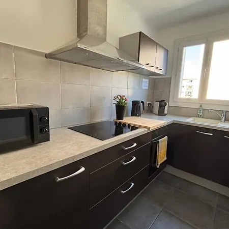 Apartment Bright With A Balcony In Vallauris